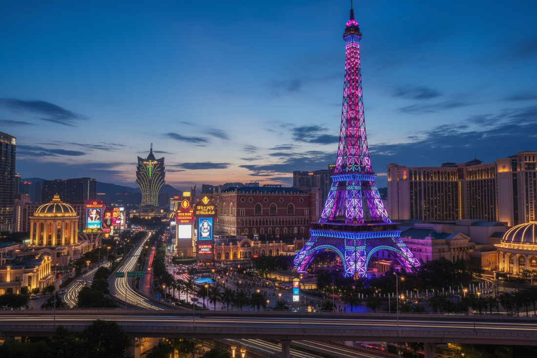 Eiffel Tower at The Parisian Macao: Night View, Observation Deck & Cotai Strip Experience