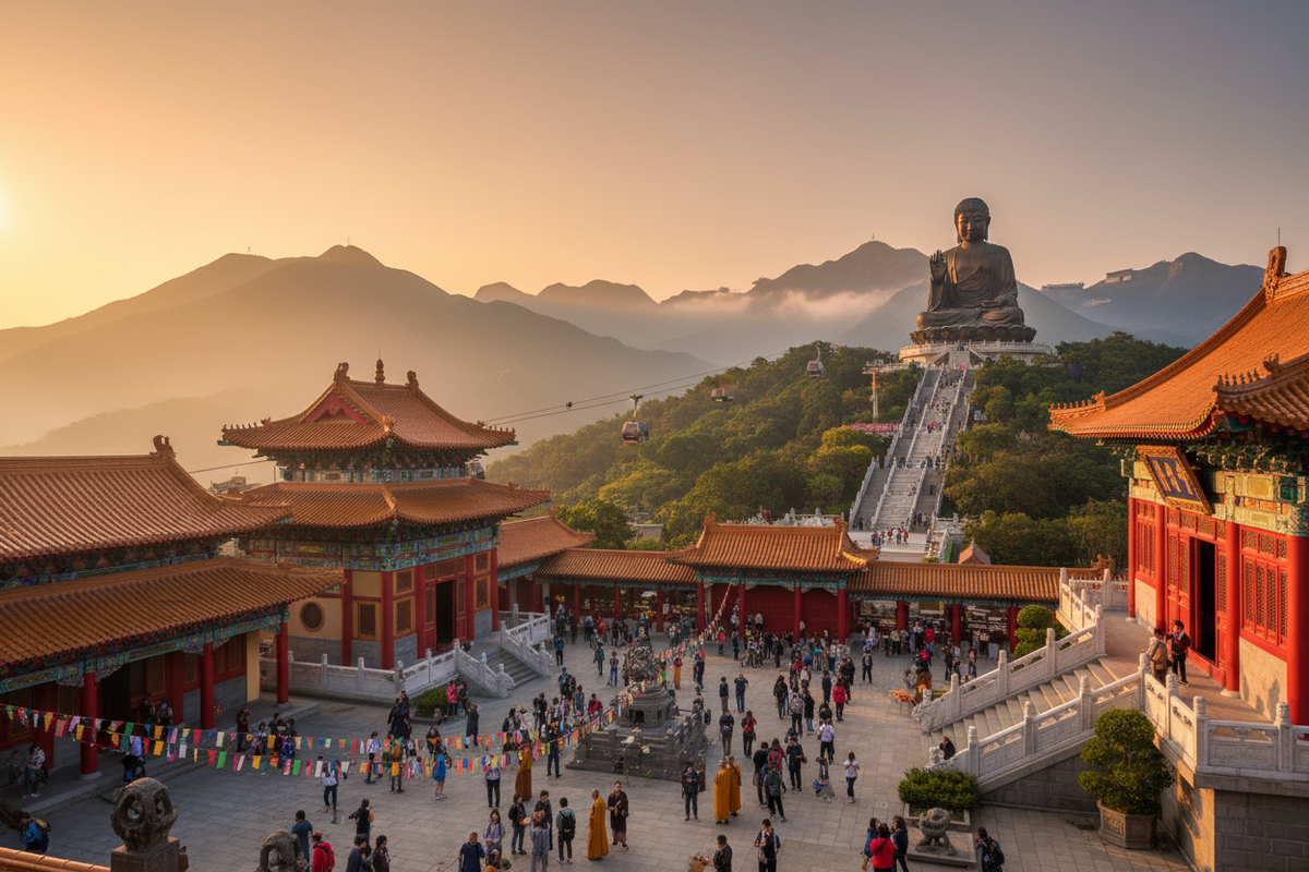 Tian Tan Buddha Ngong Ping Guide: 268 Steps Hike, Ngong Ping Village & Po Lin Monastery Experience