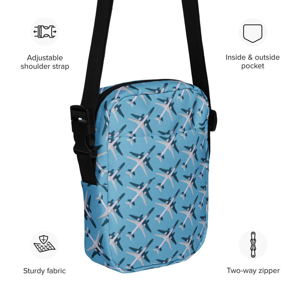 'Leavin on a Jet Plane' Tourist Bag