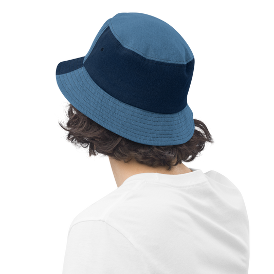 Gone Travellin' - Denim bucket hat