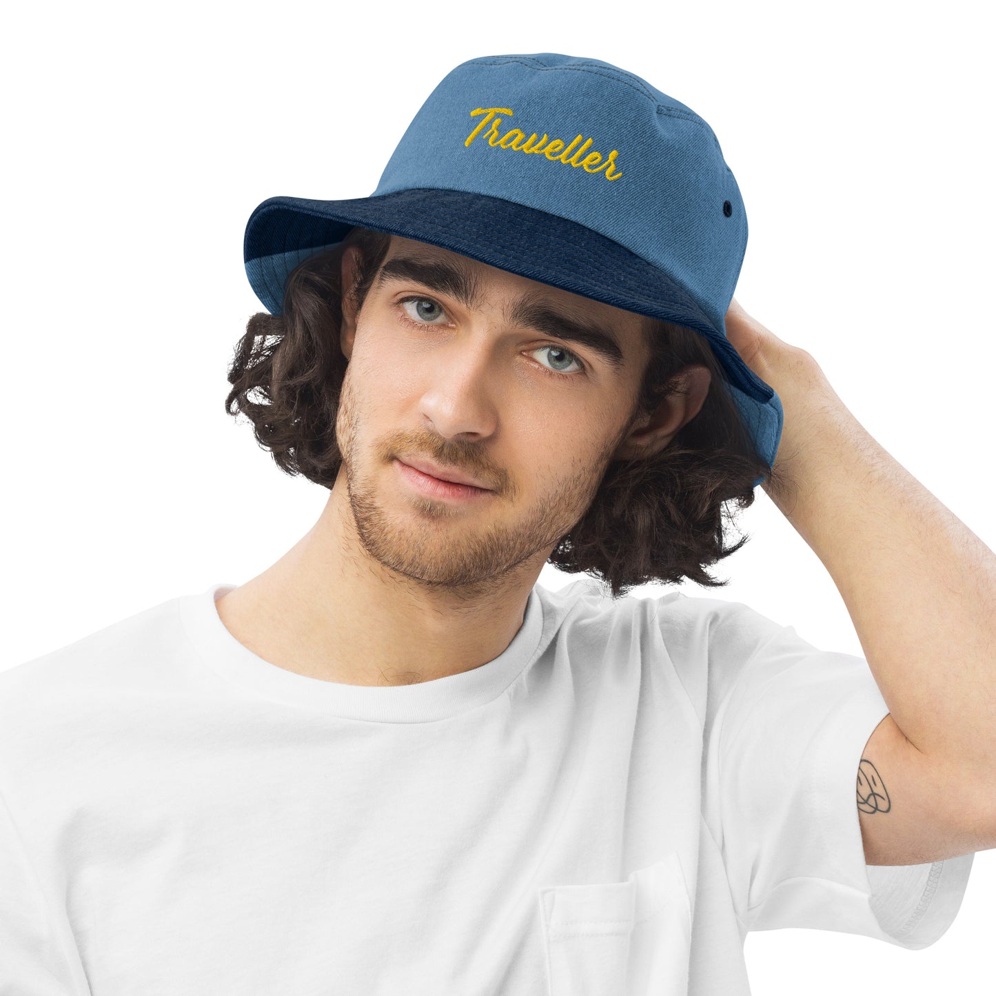 Traveller Denim bucket hat
