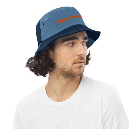 Gone Travellin' - Denim bucket hat
