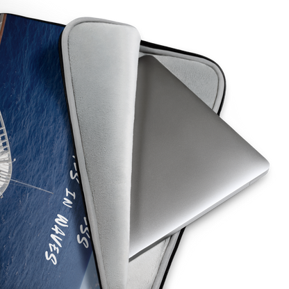 Happiness comes in Waves - Laptop Sleeve