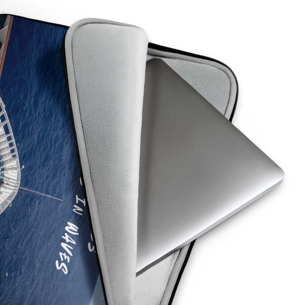 Happiness comes in Waves - Laptop Sleeve